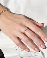 Lili White Diamonds Ring
